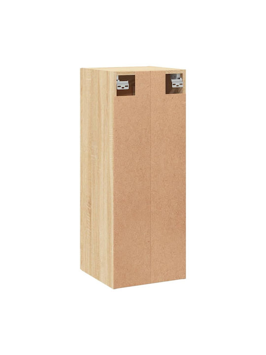 Wall Living Room Cabinet made of Particle Board Sonoma Oak 34.5x34x90cm