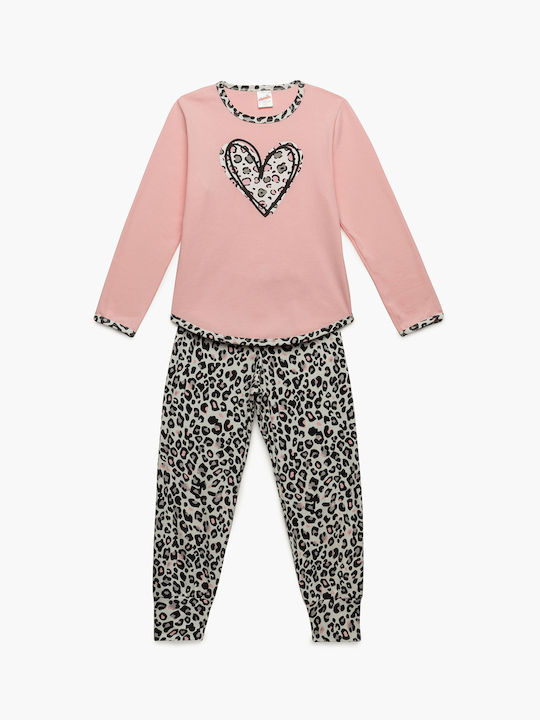 Minerva Set Top & Bottom Kids Pyjamas Pink