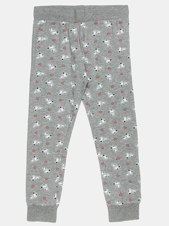 Alouette Kinder Schlafanzug Winterlich Rosa Snoopy