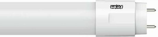 Elvhx LED Bulb 24W Fluorescent Type 150εκ. for Socket G13 and Shape T8 Natural White 2000lm