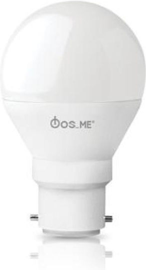 Fos me Λάμπα LED 7W για Ντουί B22 και Σχήμα G45 Ψυχρό Λευκό 560lm