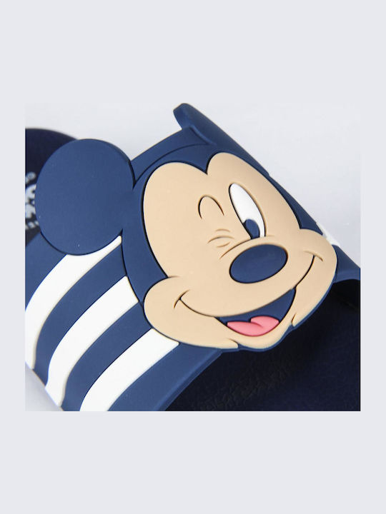 Kinder Flip-Flops Slides Mickey Blau Mickey Mouse