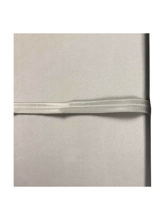 Waterproof Sunbed Cushion with Backrest Beige 195x60cm