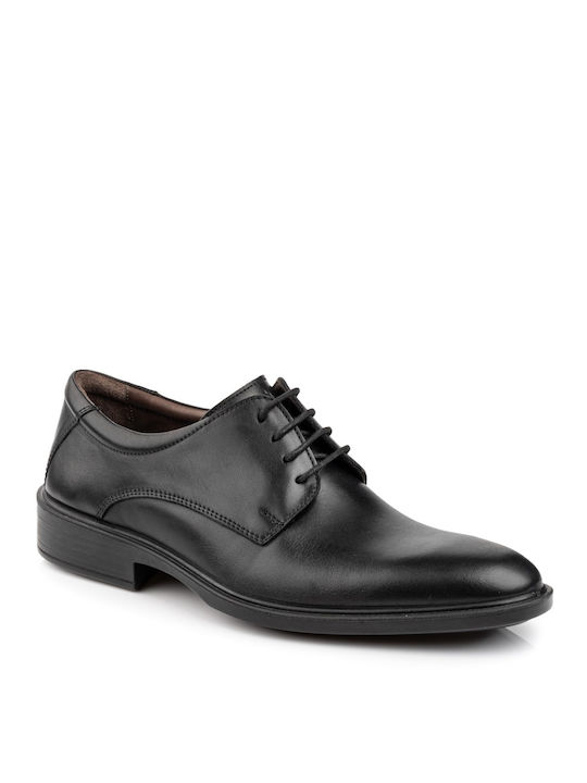 Boxer Men's Leather Casual Shoes Black