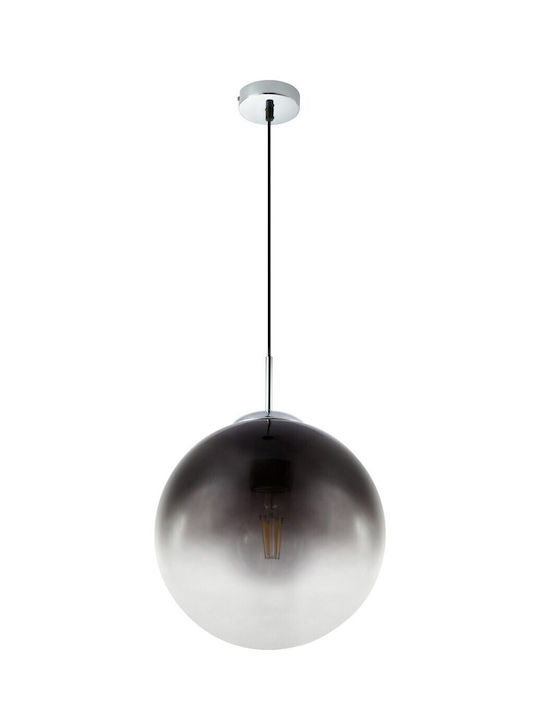 Globo Lighting Varus Pendant Light Single-Light for Socket E27 Black