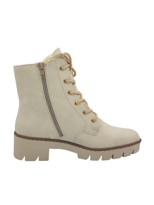 Rieker Damen Knöchelstiefel Beige