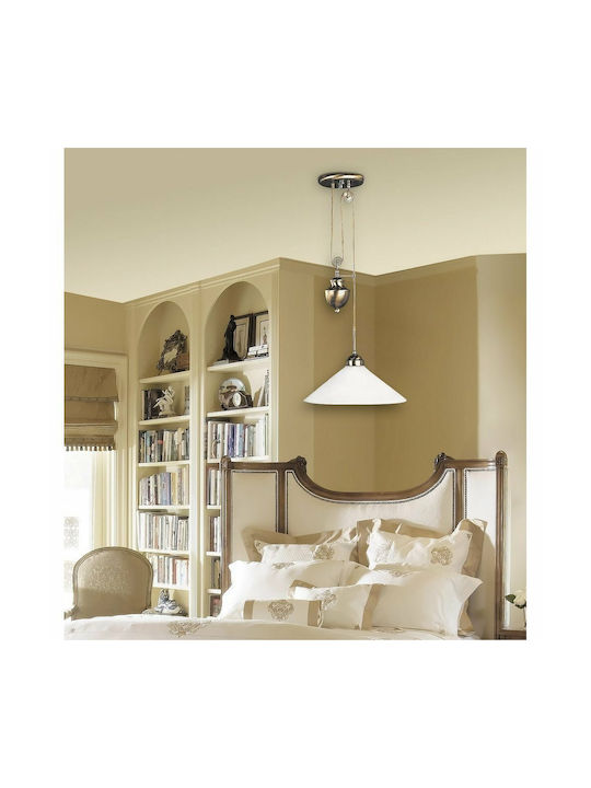 Rabalux Pendant Light Single-Light for Socket E27 White