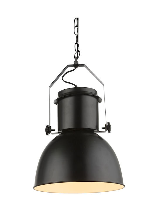 Globo Lighting Pendant Light Black with Socket E27 27x270cm