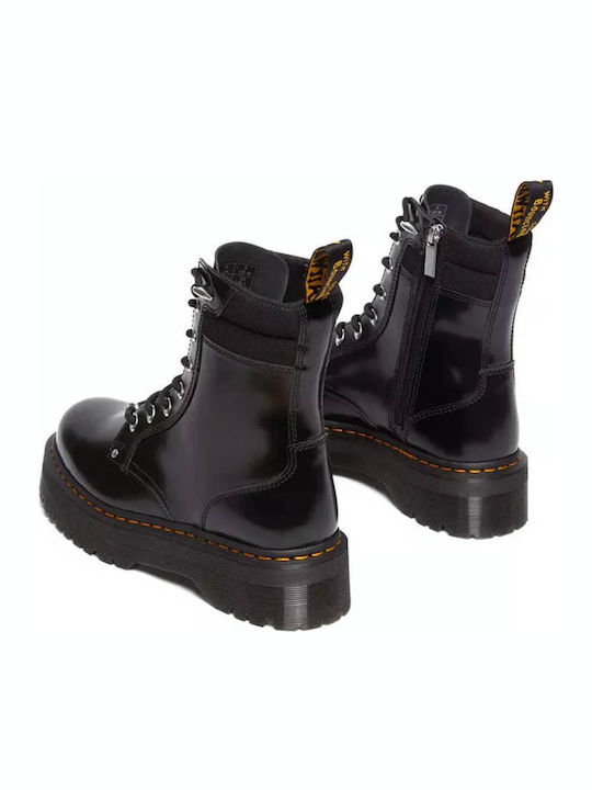 Jadon Leather Women's Ankle Boots Black