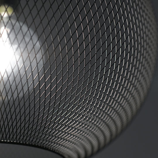 Fan Europe Esedra Pendant Light Black with Socket E27 50x120cm