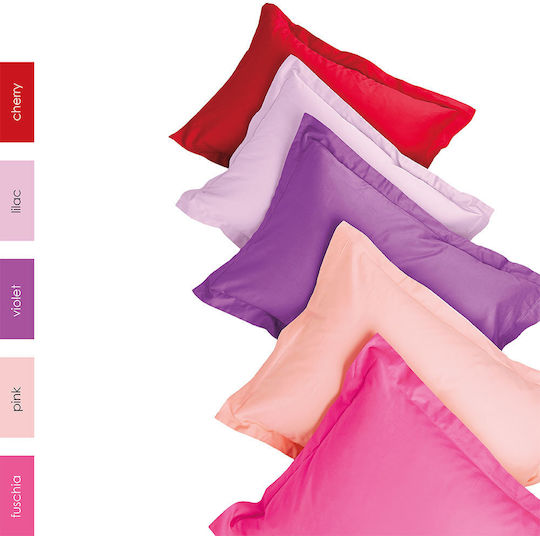 SB Home Unicolor Pink Bed Sheet Pink