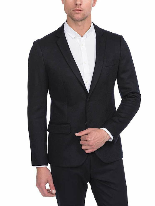 Antony Morato Men's Suit Jacket Slim Fit Blue