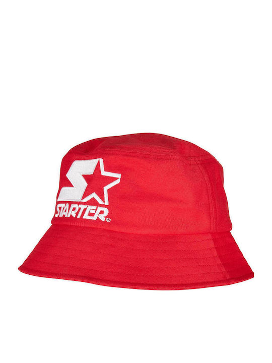 Starter Υφασμάτινo Ανδρικό Καπέλο Στυλ Bucket Κόκκινο