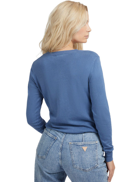 Guess Women's Long Sleeve Sweater Blue