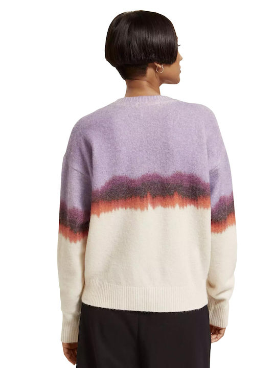 Scotch & Soda Women's Long Sleeve Sweater Purple