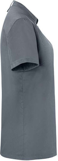 Karlowsky Coat Chef 100% Cotton made Female Gray with Short Sleeve