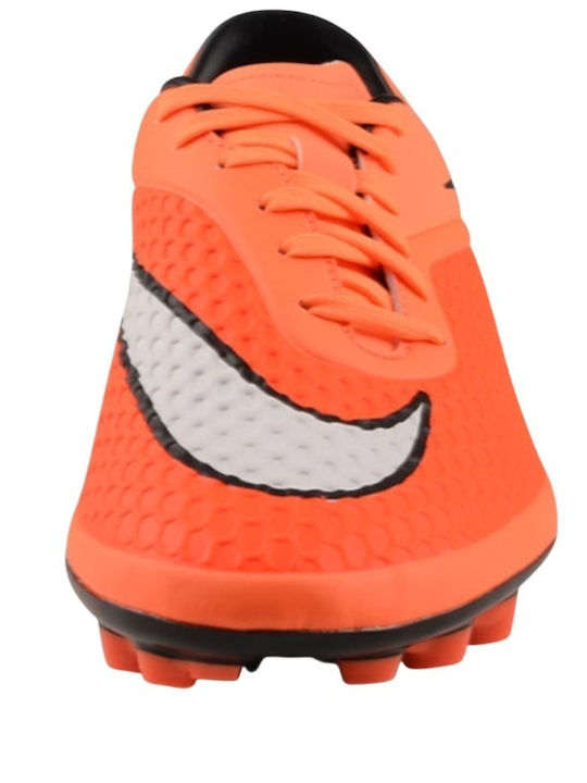 Hypervenom Phade Kids Molded Soccer Shoes Orange