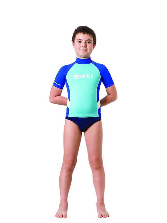 Mares Kids Swimwear Rashguard Light Blue Mares Kids Swimwear Rashguard Light Blue