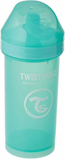 Twistshake Παιδικό Ποτηράκι Kid Cup από Πλαστικό Πράσινο 360ml για 12m+