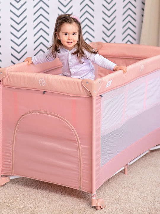 Lorelli Torino Plus Playpen 2 Levels with Changing Table & Mattress Arctic Floral 127x68cm