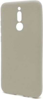 iNOS Silicone Back Cover Gray (Redmi 8)