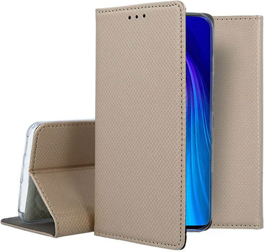 Forcell Smart Magnet Book Δερματίνης Χρυσό (iPhone XR)