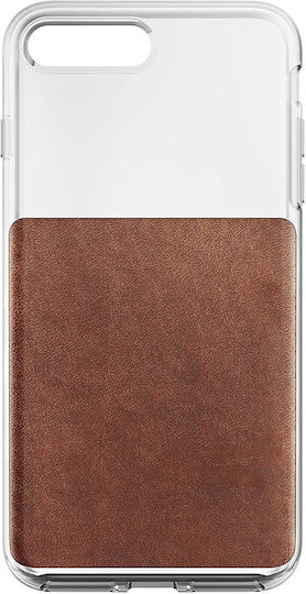 Nomad Back Cover Δερμάτινο Καφέ (iPhone 8/7 Plus)
