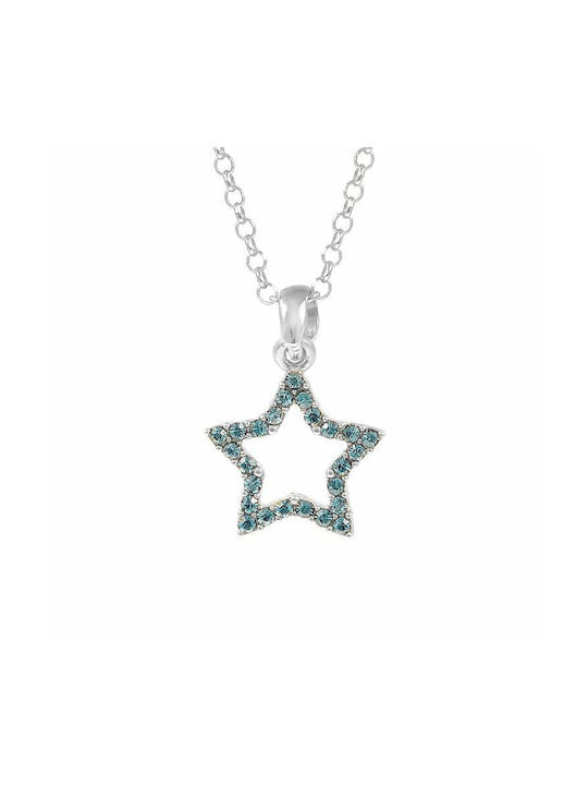 Amor Amor Halskette mit Design Stern aus Silber