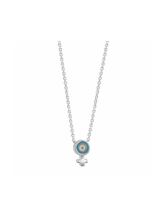 Amor Amor Necklace Eye from Silver