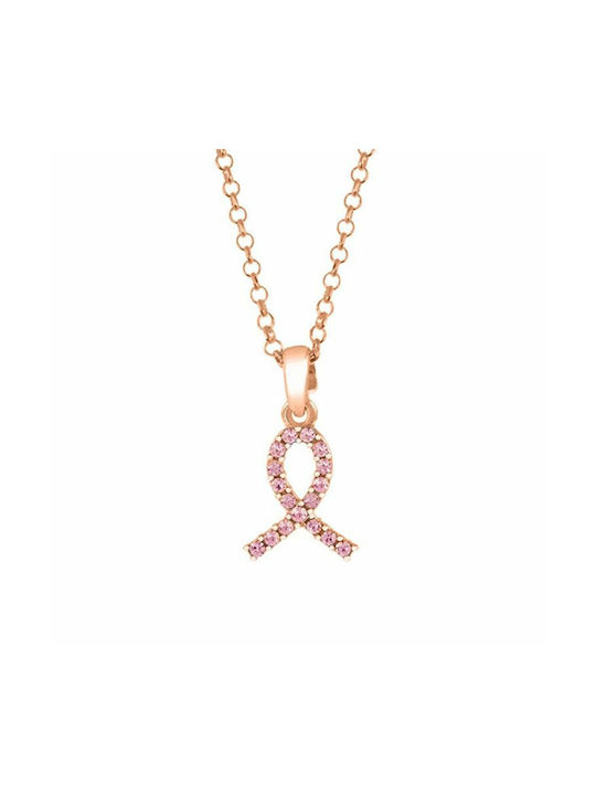 Amor Amor Necklace from Pink Gold Plated Silver