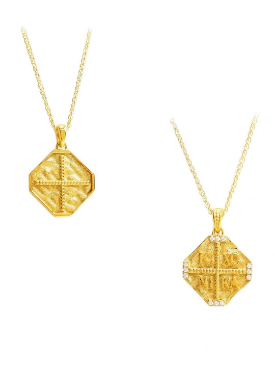 Art d or Halskette Konstantin Talisman aus 9K Gold Art d or Halskette Konstantin Talisman aus 9K Gold