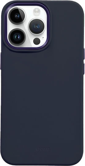 Crong Back Cover Silicone Magnetic Navy Blue (iPhone 15 Pro Max)