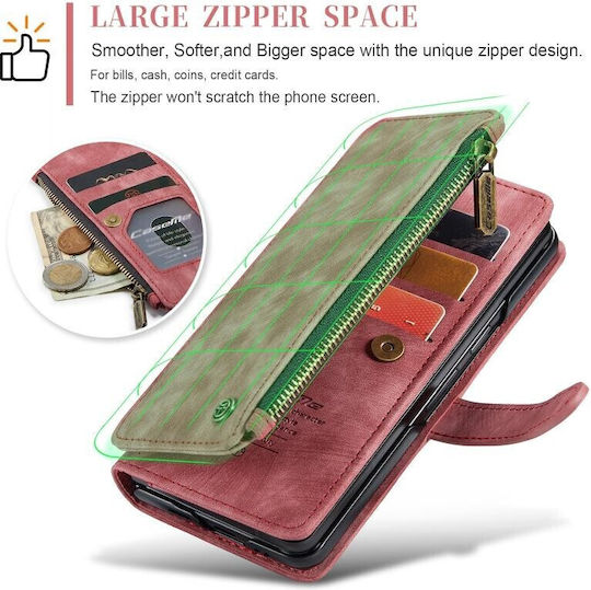 Multifunctional Wallet Κόκκινο (Galaxy Z Fold5Realme C30)