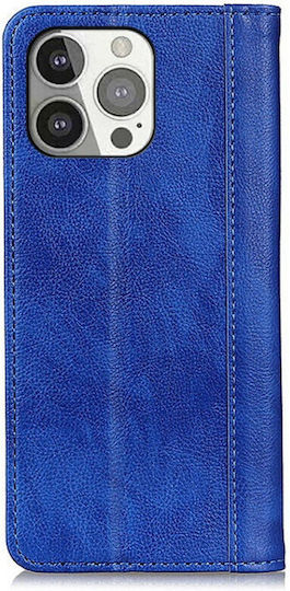 Erbord Litchi Book Δερμάτινο Μπλε (iPhone 13 Pro)