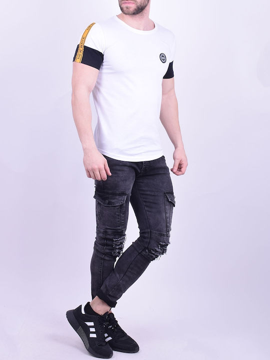 New Wave Men's Short Sleeve T-shirt White