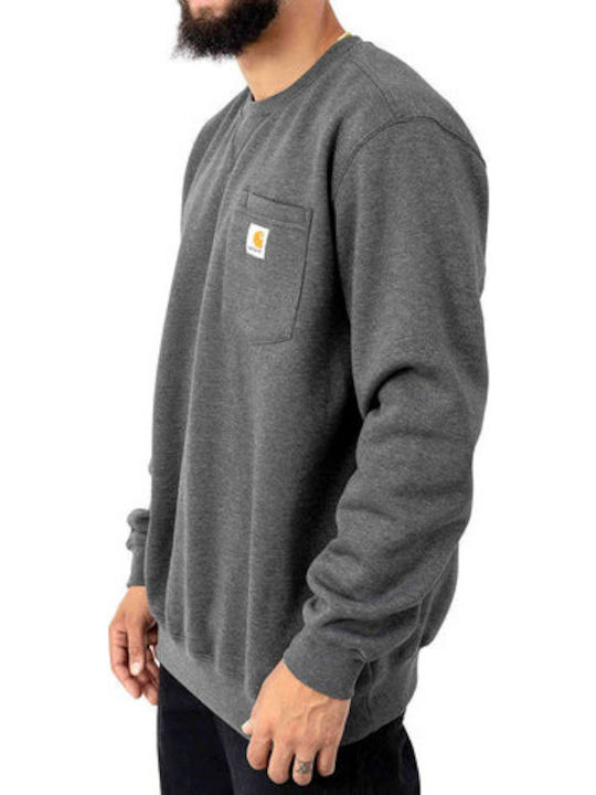 Langarmbluse Carbon Heather