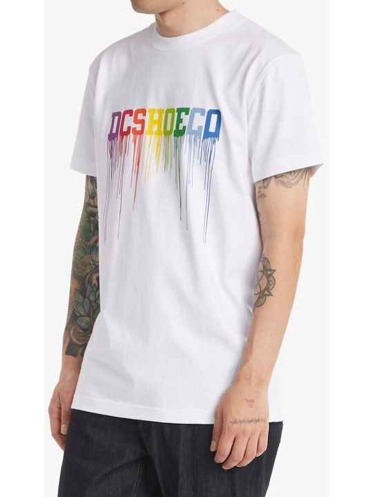 DC Men's Short Sleeve T-shirt White.