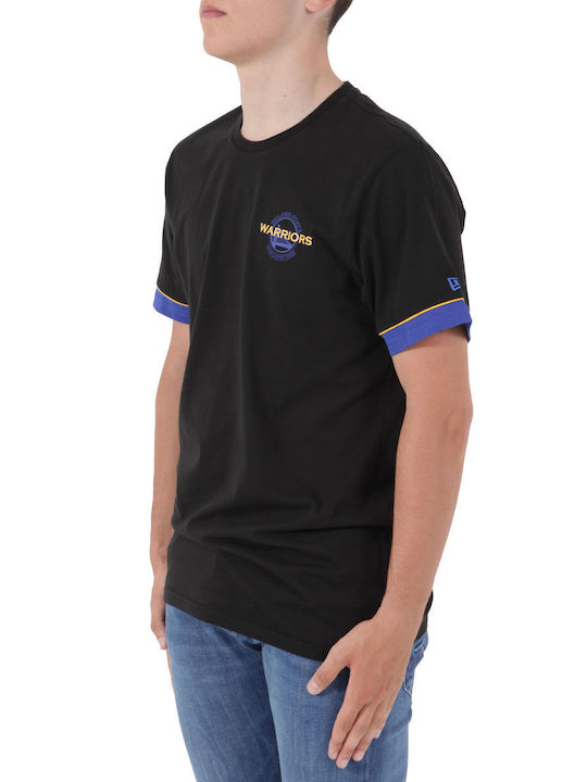 New Era Bărbați T-shirt Sportiv cu Mânecă Scurtă Black (Black)