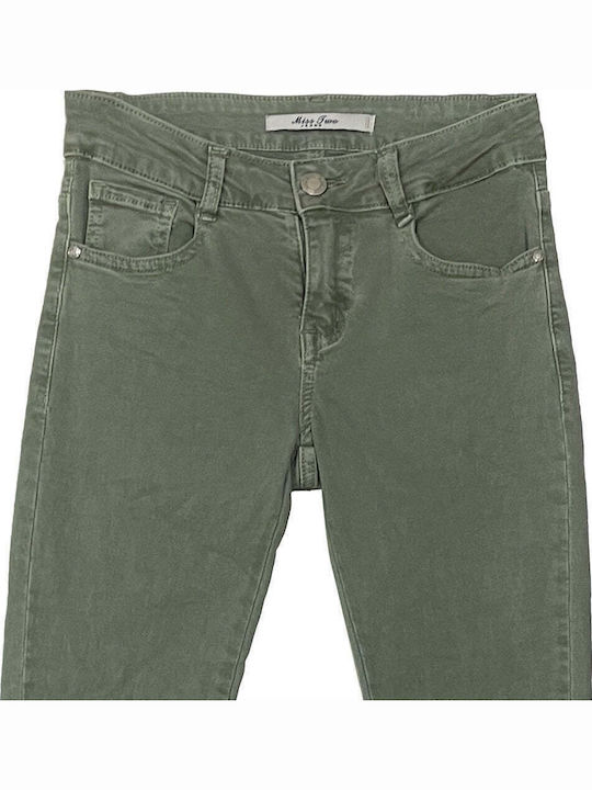Women's Jean Trousers in Skinny Fit Khaki