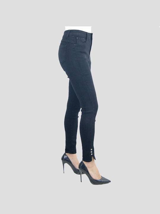 Beltipo Damenjeanshose in Enger Passform Black