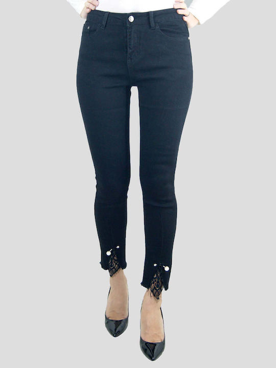 Women's Jean Trousers in Skinny Fit Black