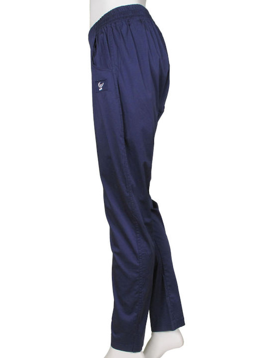 Freddy Damen Stoff Hose Blau