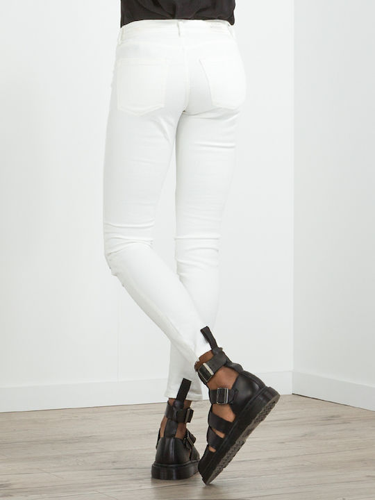 Spray Damenjeans in Schlanker Passform White.