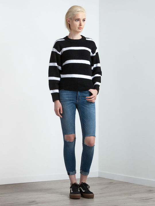 Damenjeans mit Rissen in Schlanker Passform