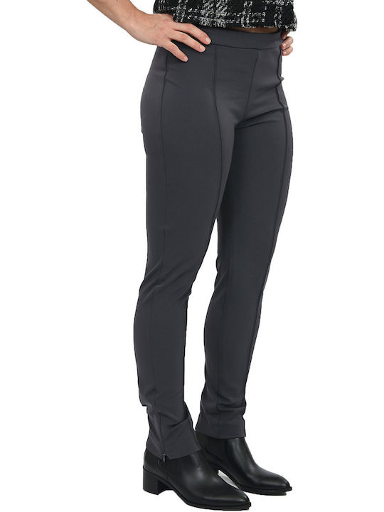 Caractere Damen Stoff Hose Γκρι