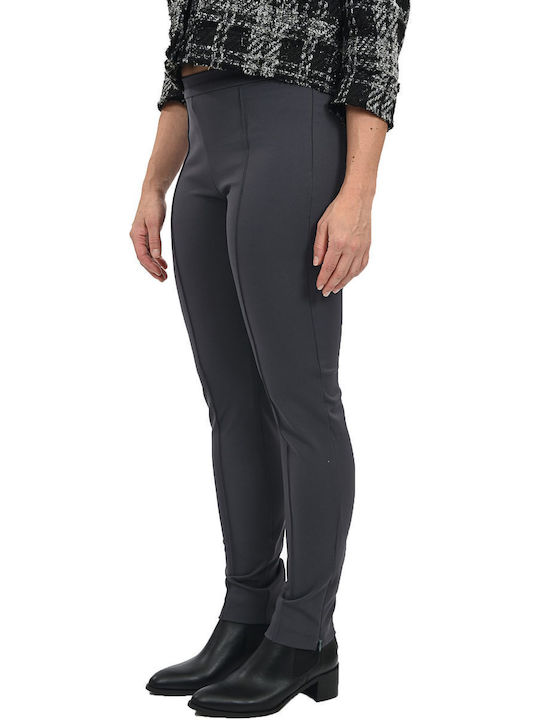 Women's Fabric Trousers Gray