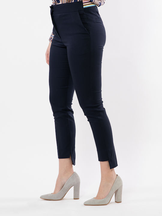 Twenty 29 Pants Women's Fabric Trousers Navy Blue 21071326621