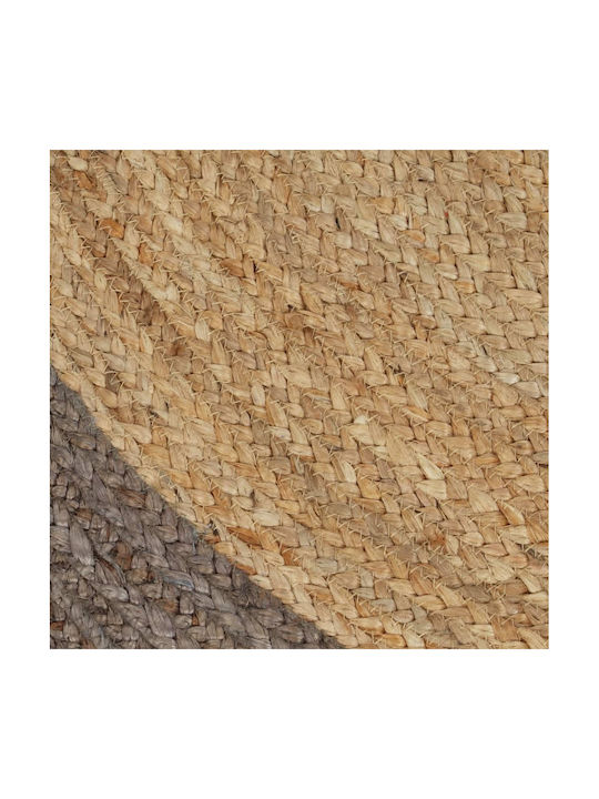 vidaXL Handmade Rug Round Summer Wicker Gray