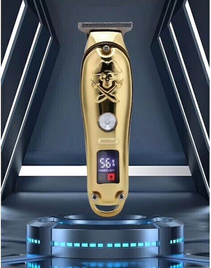 Andowl Professional Rechargeable Hair Clipper Gold Q-TF53