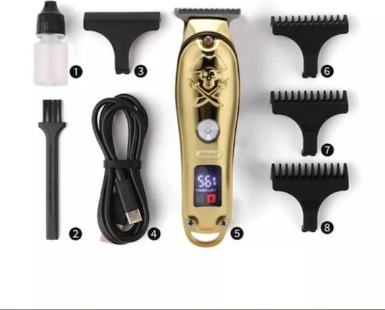 Andowl Professional Rechargeable Hair Clipper Gold Q-TF53